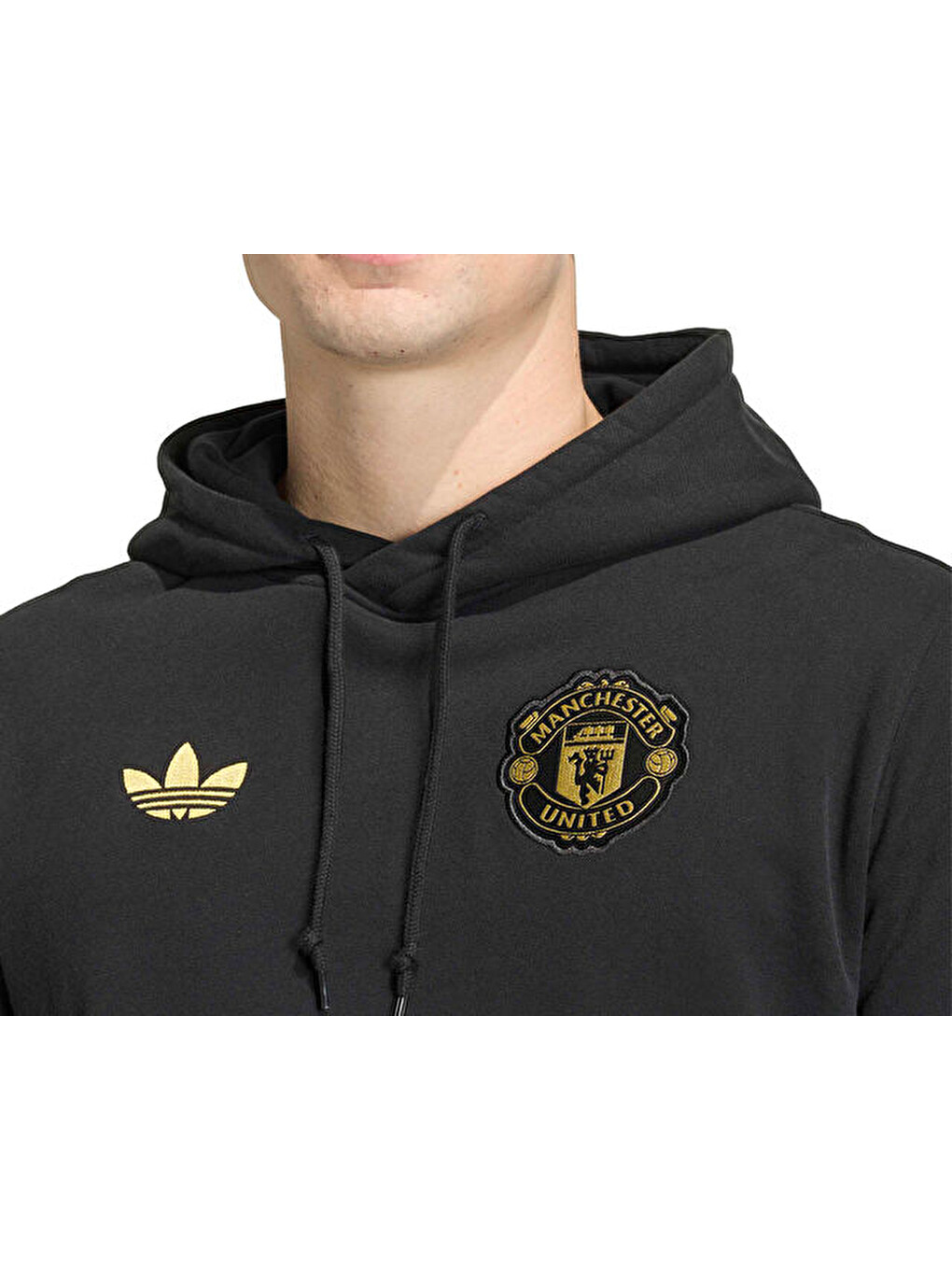 Mufc Cs Hd Erkek Futbol Sweatshirts Jm5565 Siyah-2