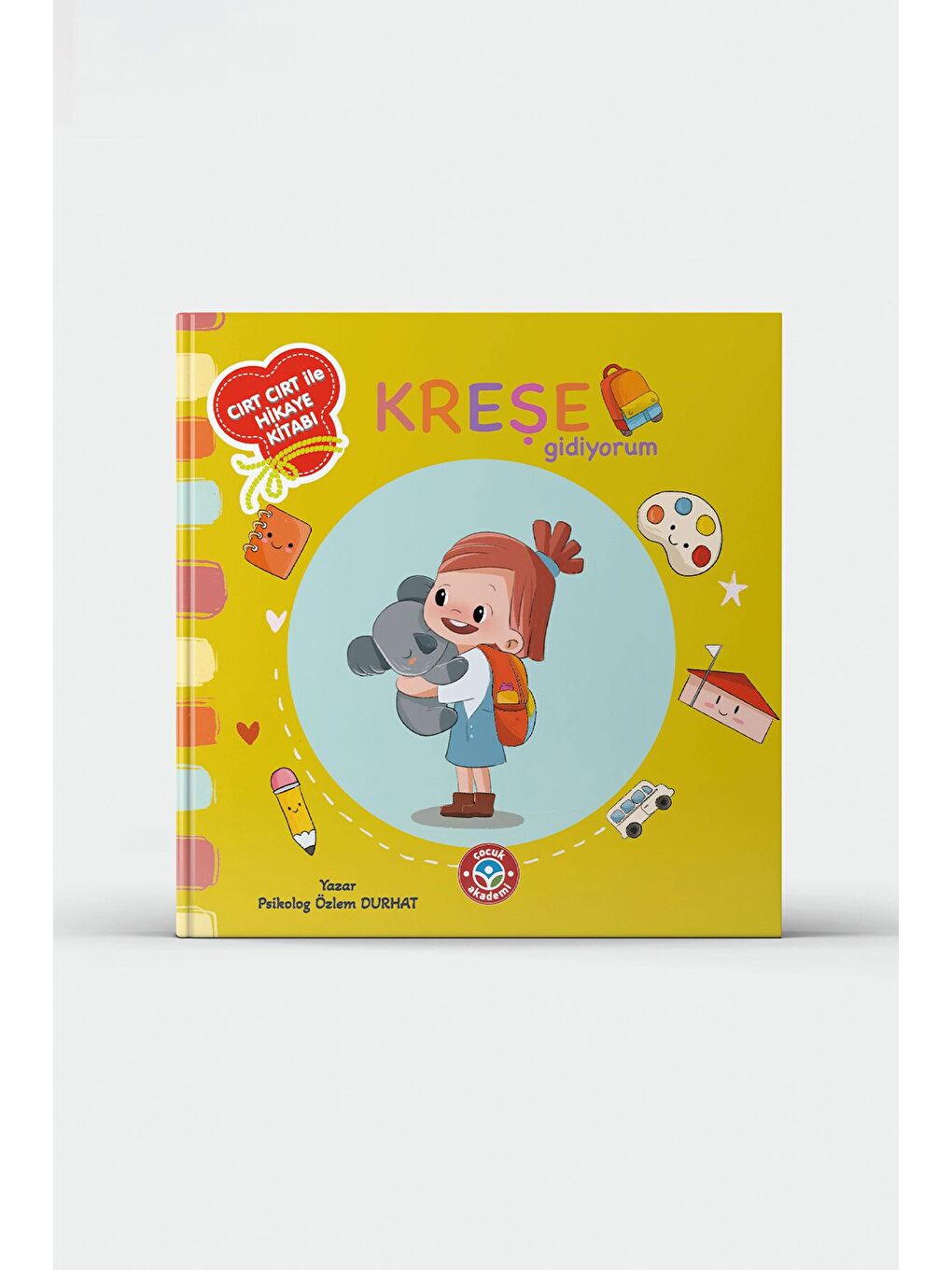 Kreşe Gidiyorum Cırt Cırtlı Aktivite Etkinlik Kitabı-1