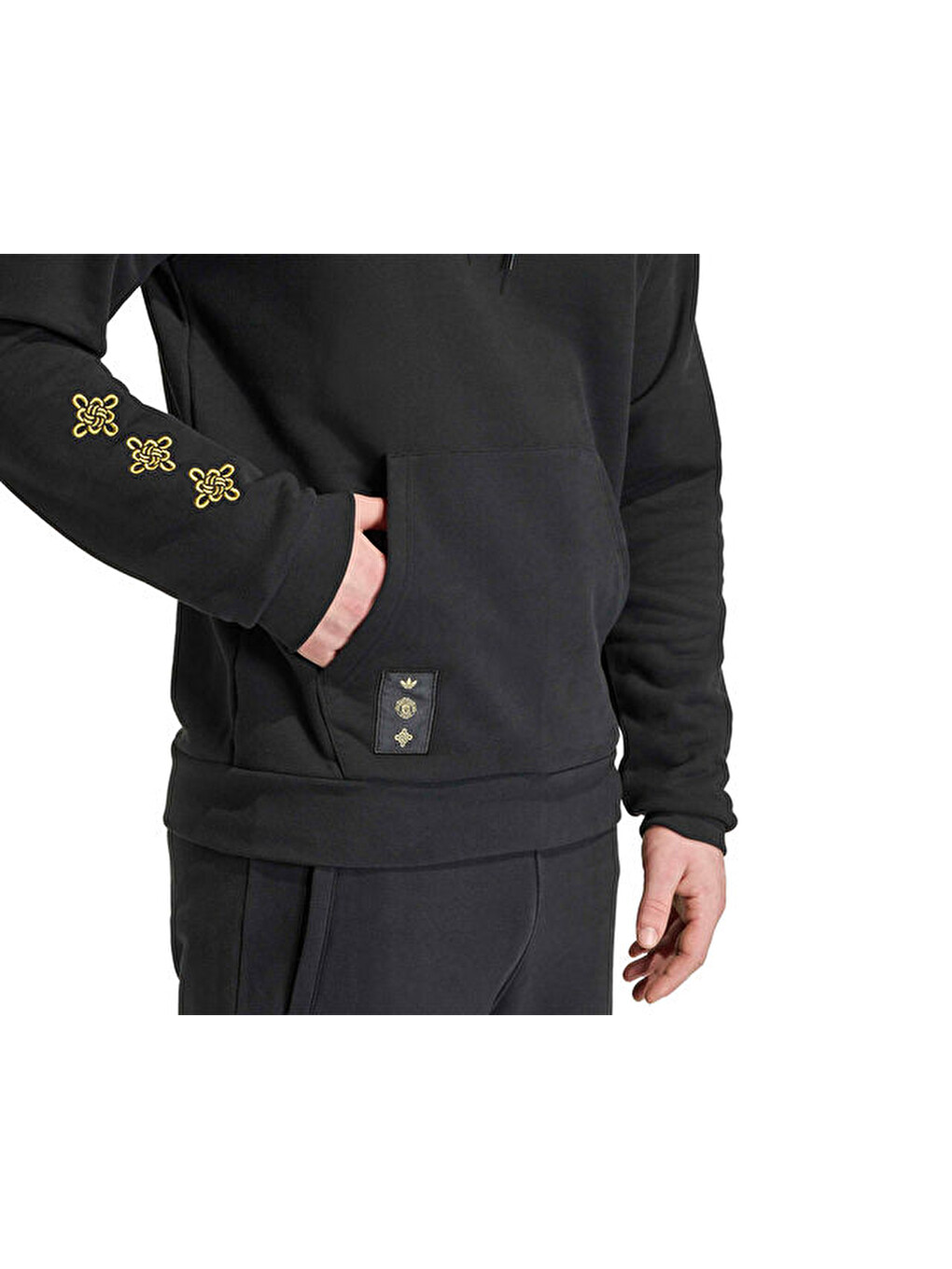 Mufc Cs Hd Erkek Futbol Sweatshirts Jm5565 Siyah-3