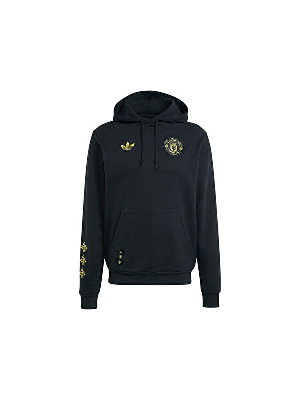 Mufc Cs Hd Erkek Futbol Sweatshirts Jm5565 Siyah-4