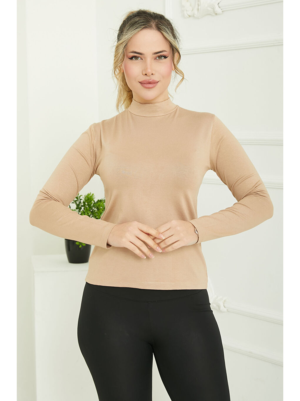 Dik Yaka Vizkon Badi Bej - 26827-1