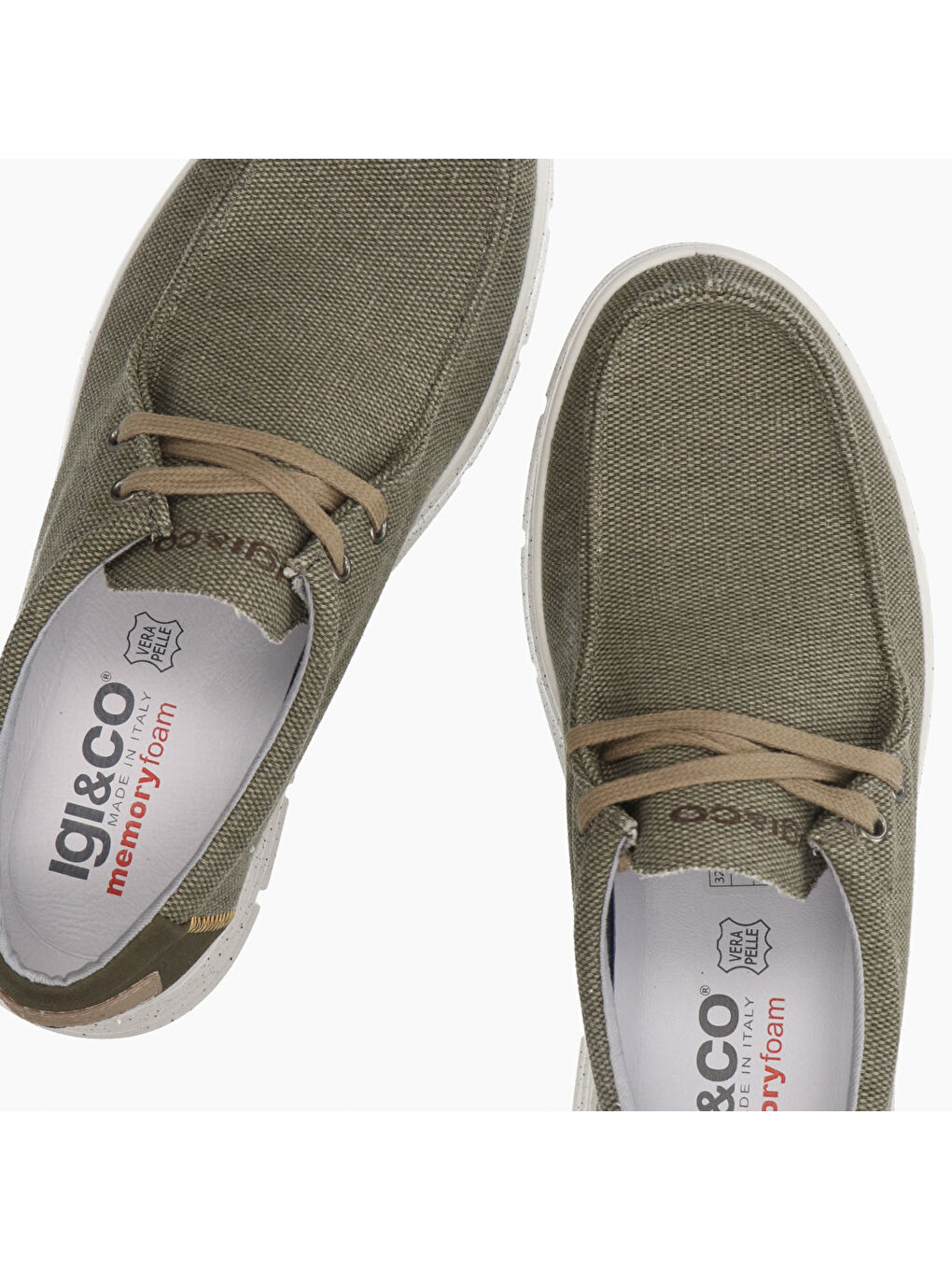 Yeşil Erkek Sneaker 7615311 UTB 76153 T.CANVAS DELAVE Miliitare-4