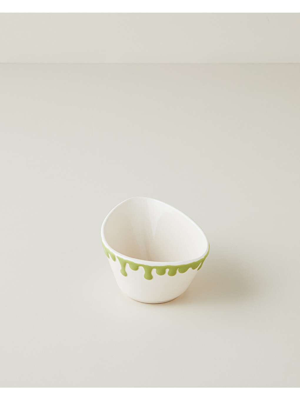 Beyaz Almond Flow Seramik 3'lü Cup - Dondurma Kasesi 195 Ml Renkli-1