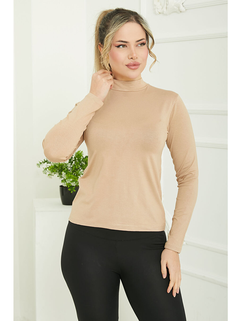 Dik Yaka Vizkon Badi Bej - 26827-2