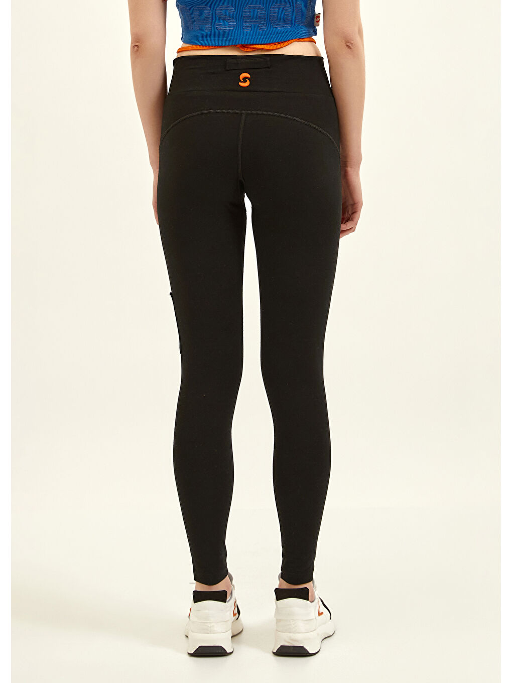 Tush Hı Rıse Tayt   Siyah-2