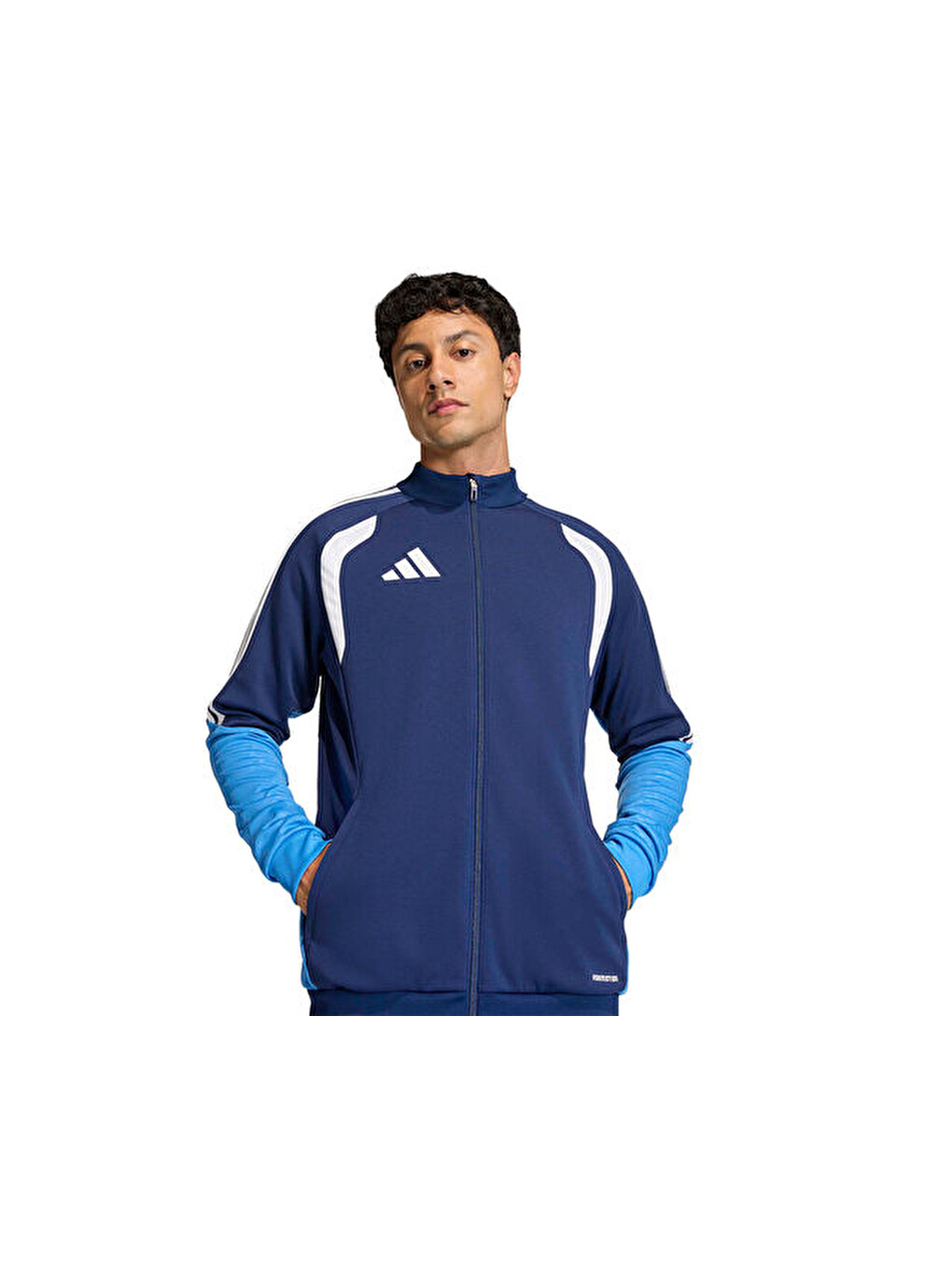 Tiro 26 Competition Tr Jkt Erkek Futbol Kamp Fermuarlı Sweatshirt Jy8865 Lacivert-4