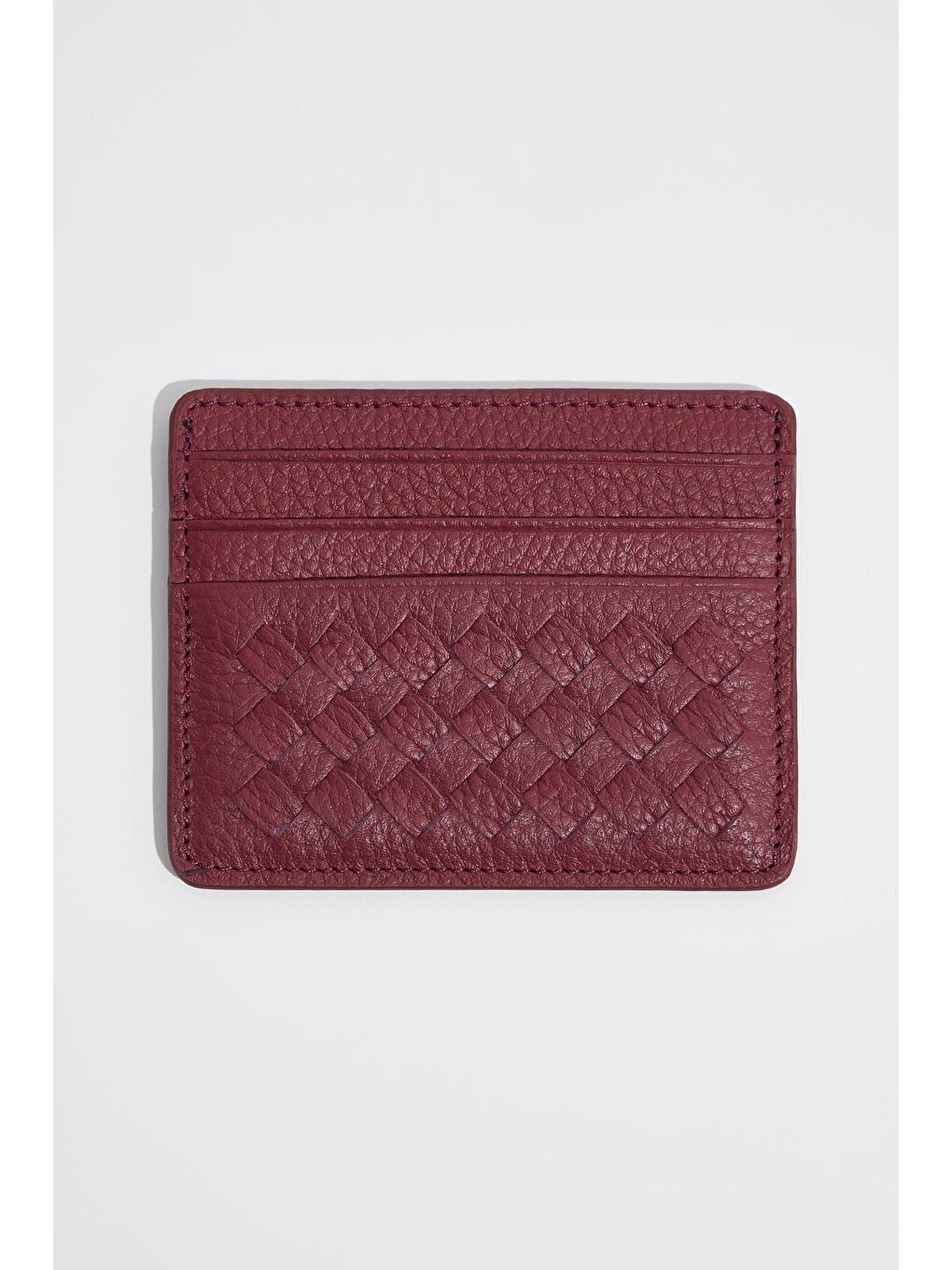 Hakiki Deri Erkek Bordo Cüzdan