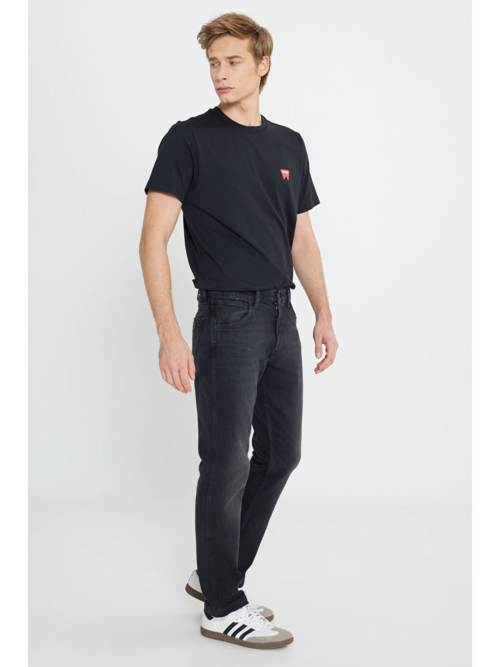 Bej Regular Fit Normal Kesim Düşük Bel Koyu Gri Esnek Greensboro Jean Pantolon