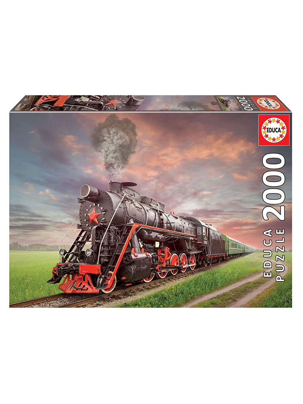 Puzzle 2000 Parça Buharlı Lokomotif 18503