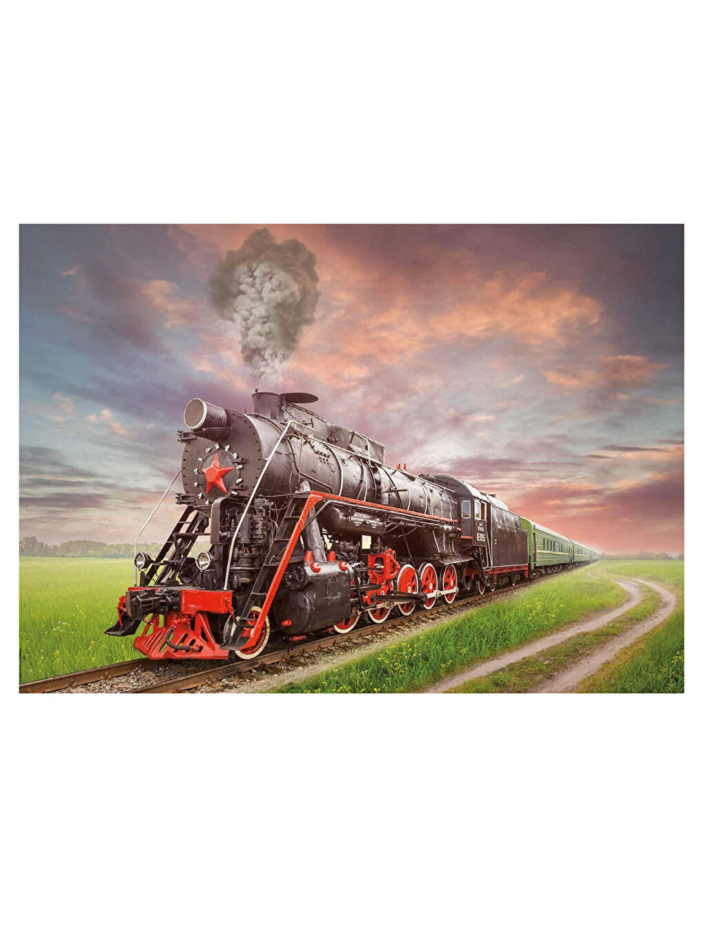 Puzzle 2000 Parça Buharlı Lokomotif 18503-1