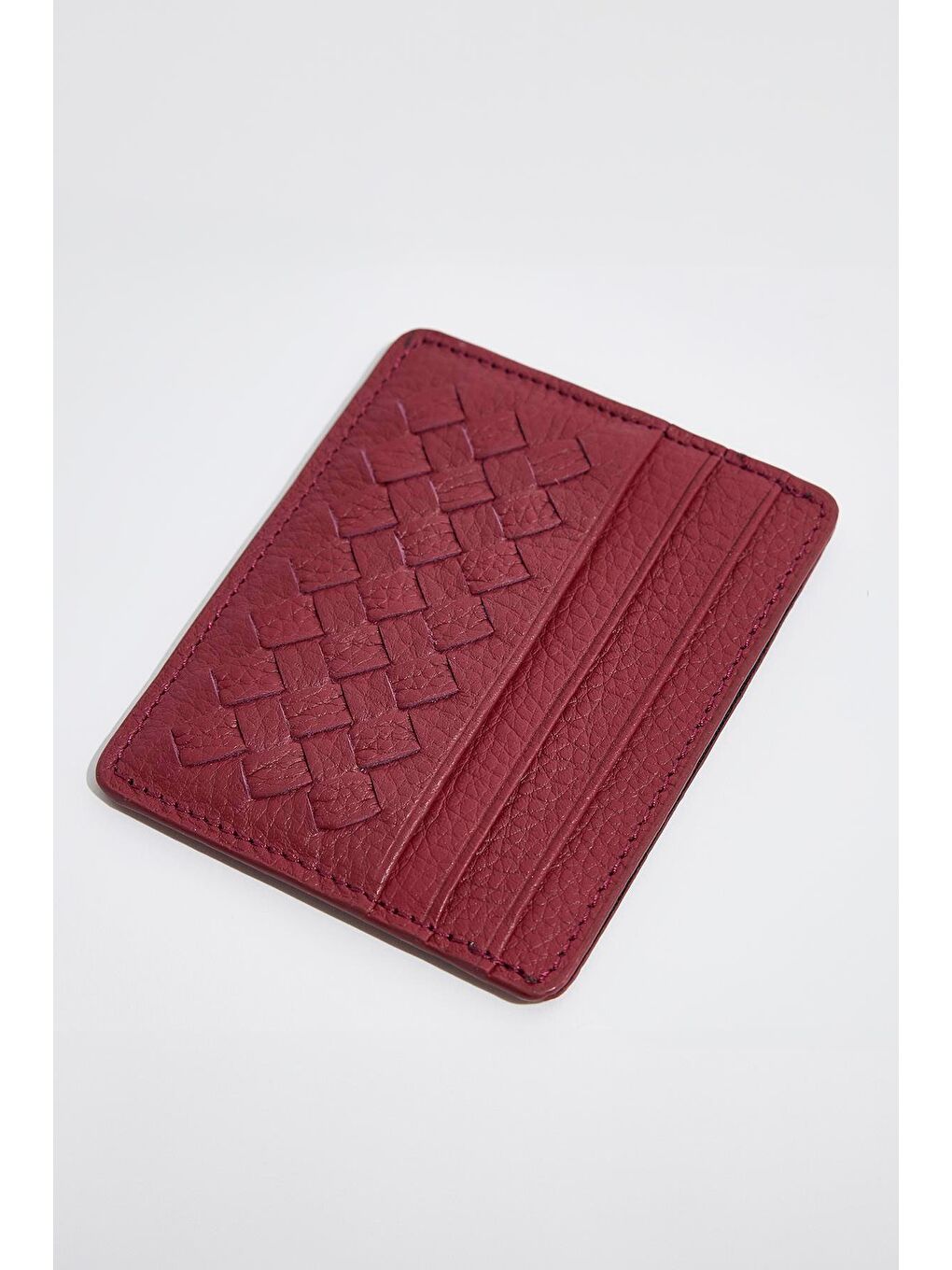 Hakiki Deri Erkek Bordo Cüzdan-2