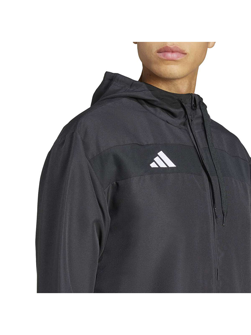 Tiro 25 Essentials Hood Erkek Siyah Kapüşonlu Ceket-3