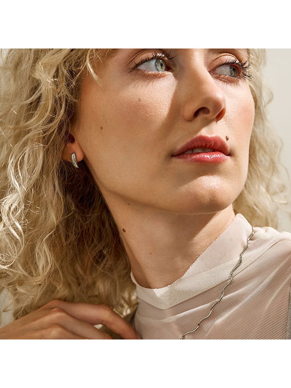 Gri SKJ1853-040 Kadın Küpe-2