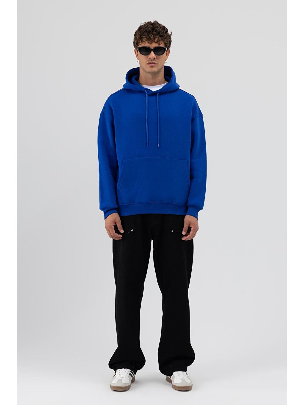Mavi Basic Oversize Kapüşonlu Sweatshirt Saks-1