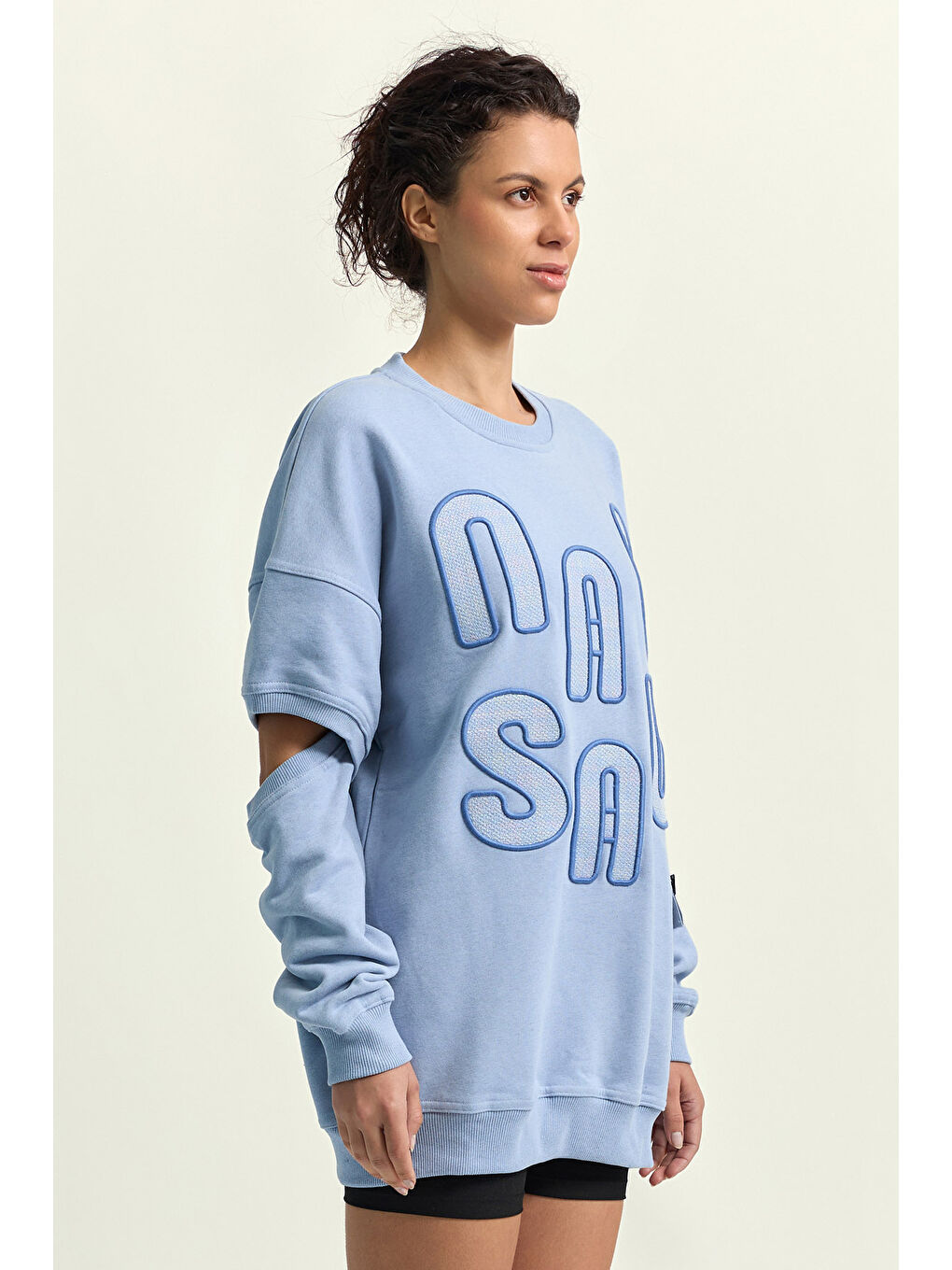 Mavi Kyz Sweatshirt   Ice Blue-1