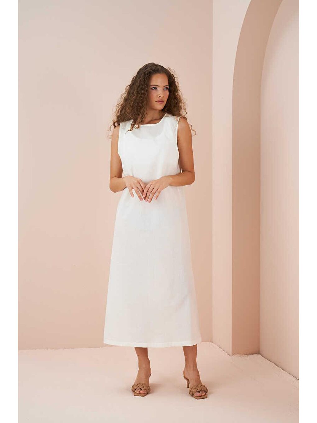 Askılı Pamuk Vual Astar Ekru-1