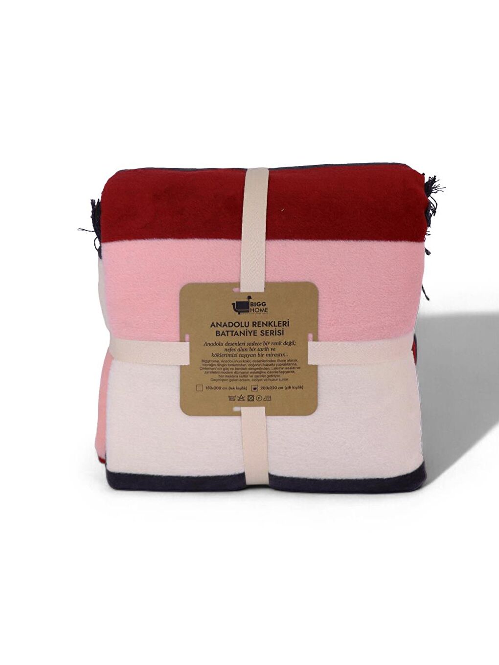Karışık Ritim Çift Kişilik Battaniye 200 x 220 cm