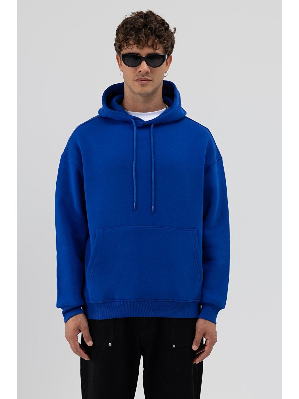 Mavi Basic Oversize Kapüşonlu Sweatshirt Saks-2