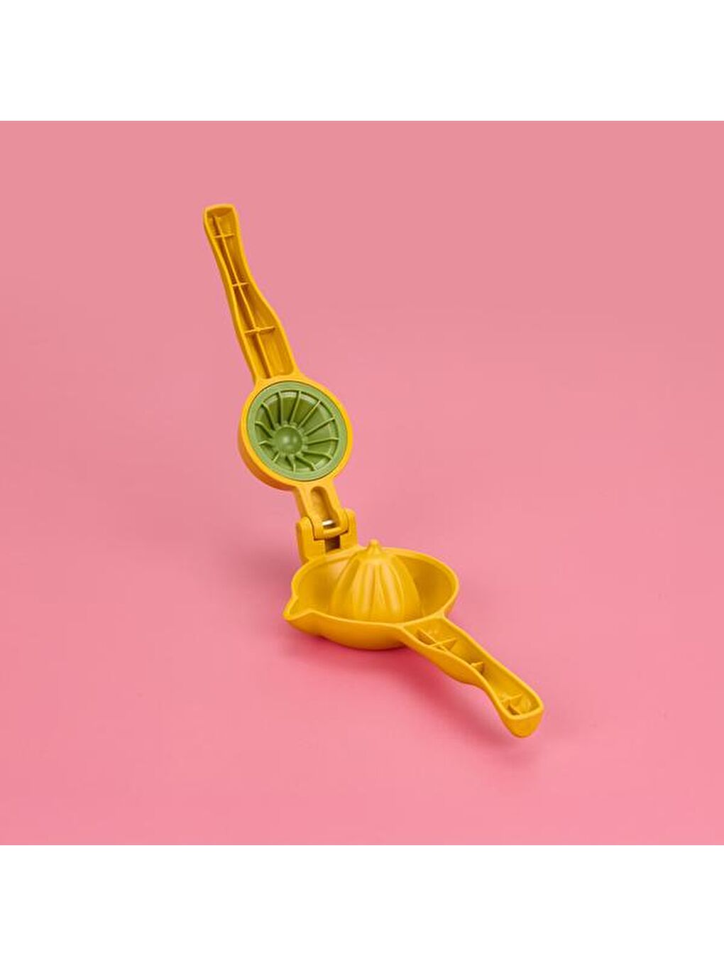 Juicer Bükmeli Limon Sıkacağı - Sarı / Yeşil - 10 cm-2