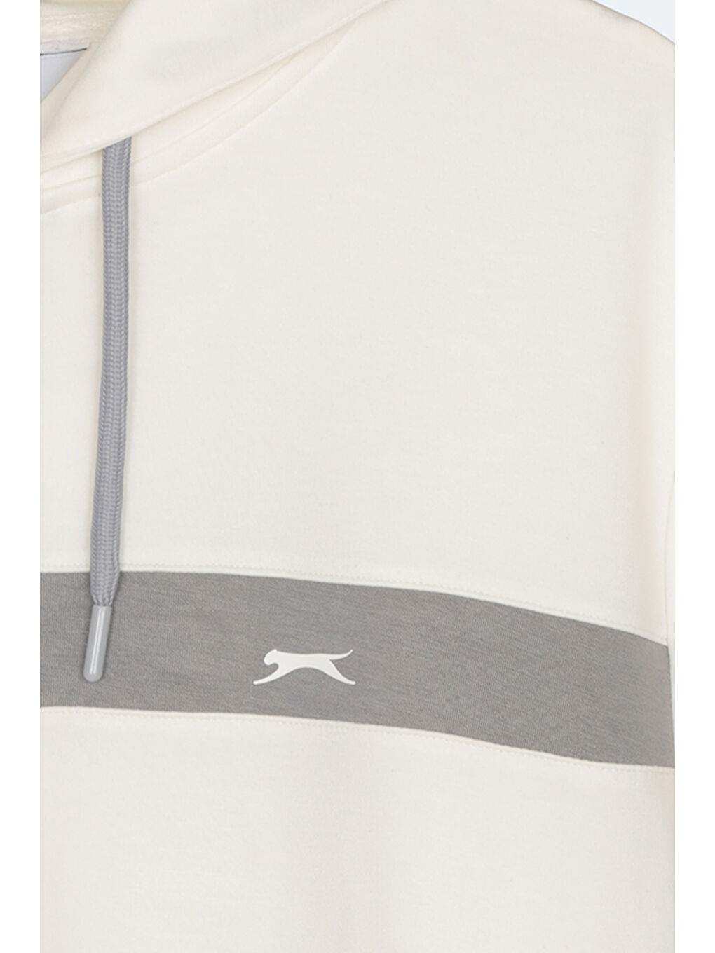 KRALON I Erkek Kapüşonlu Cepli Ekru Sweatshırt-1