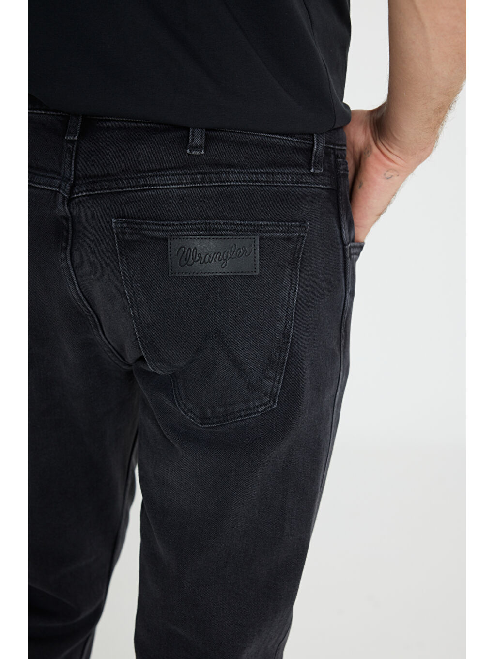 Bej Regular Fit Normal Kesim Düşük Bel Koyu Gri Esnek Greensboro Jean Pantolon-5