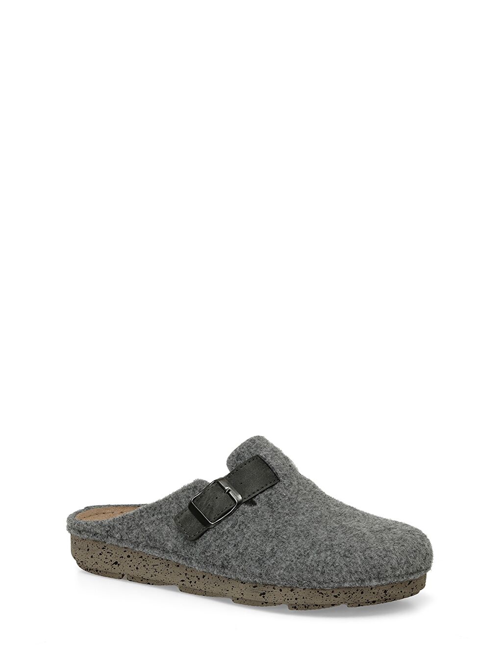 Gri 610017.M5PR GRI Erkek Önü Kapalı Ayakkabı-1