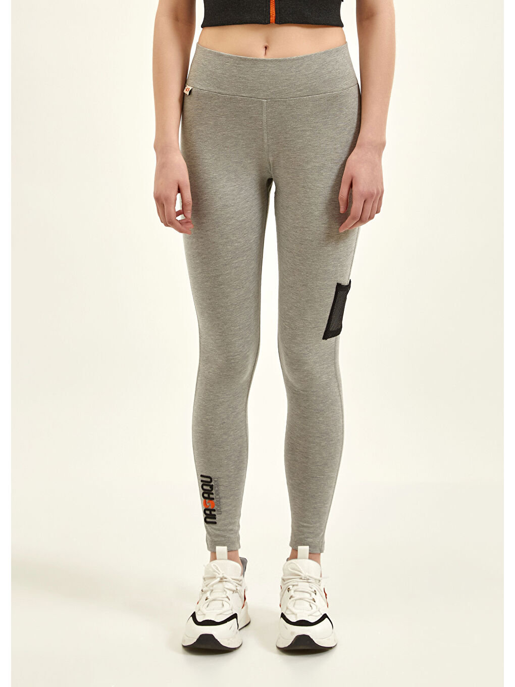 Tush Hı Rıse Tayt   Gri-1