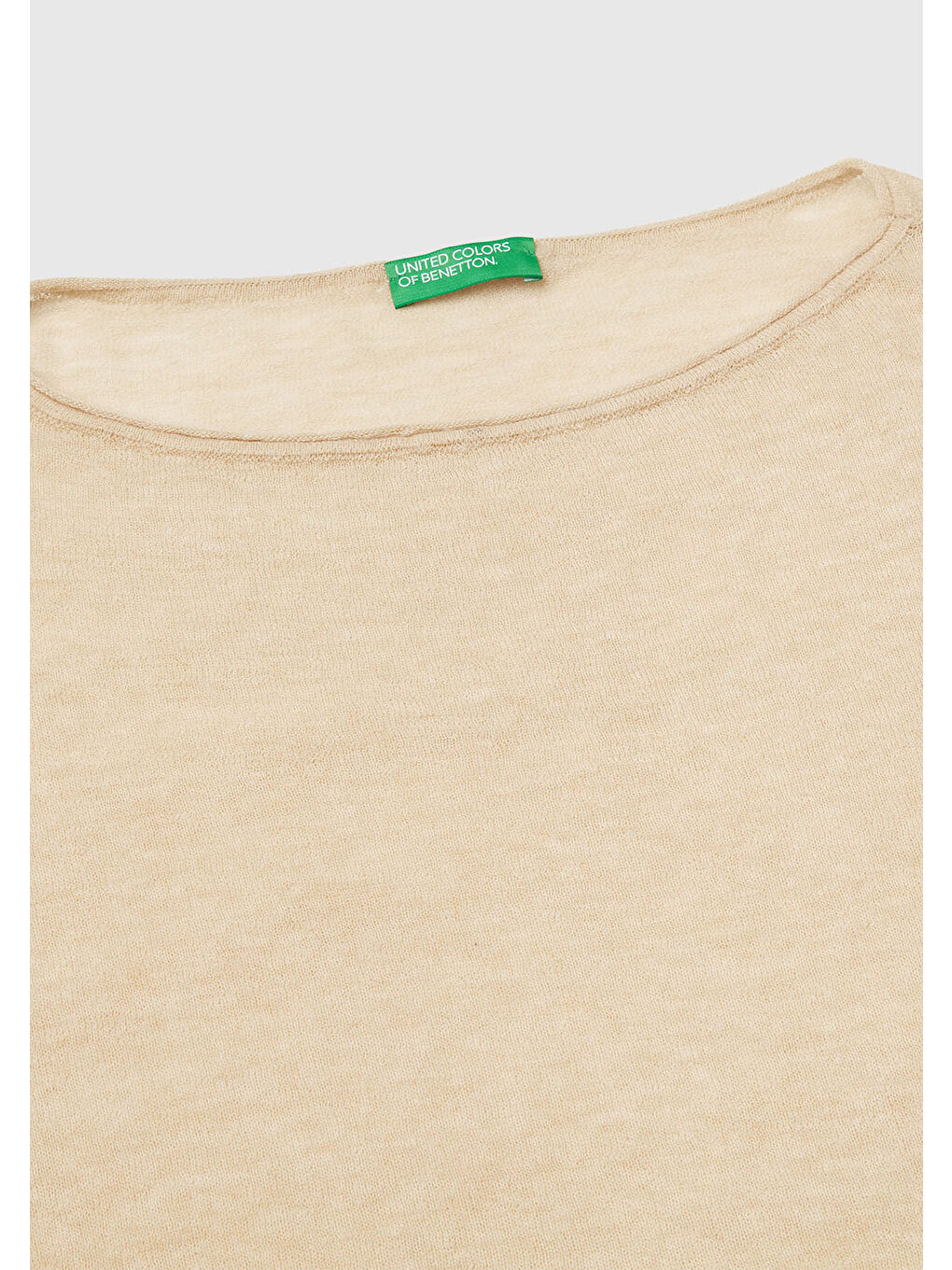 Kadın Ekru Alpaka ve Yün Karışımlı Düğme Detaylı Beli Bağlamalı Kazak-6