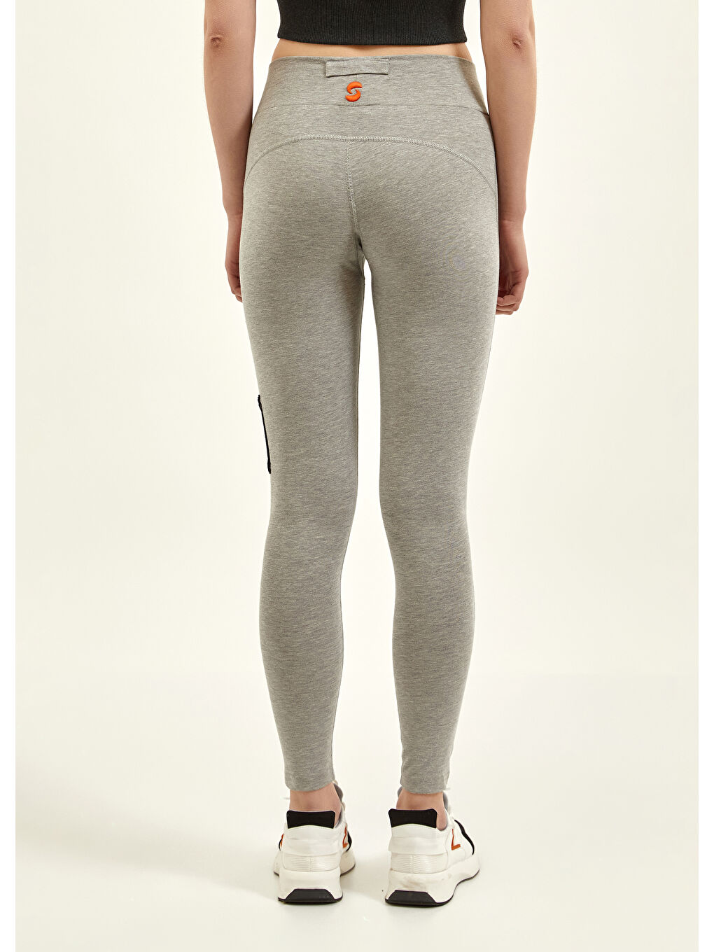 Tush Hı Rıse Tayt   Gri-4