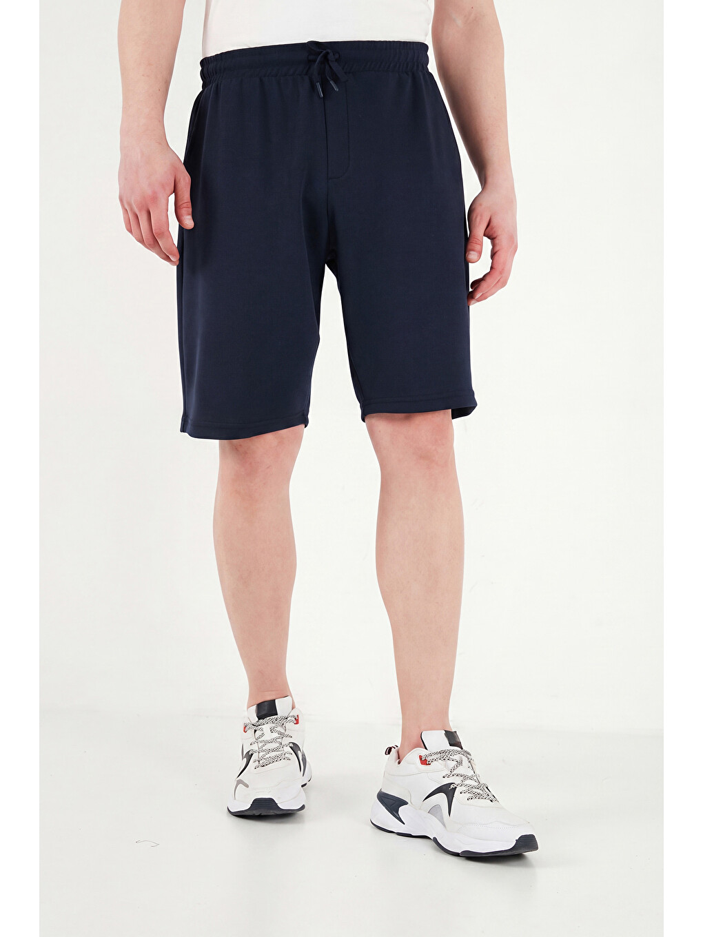 Lacivert Regular Fit Bağlamalı Short 5908096-1