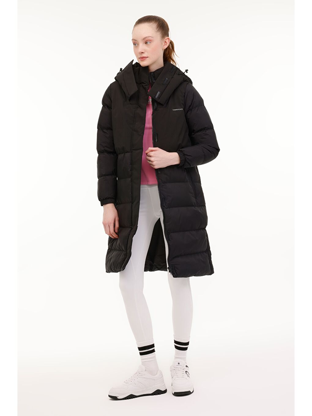 WL ESTA 3-115969-99 4PR Siyah Kadın Uzun Kaban-2