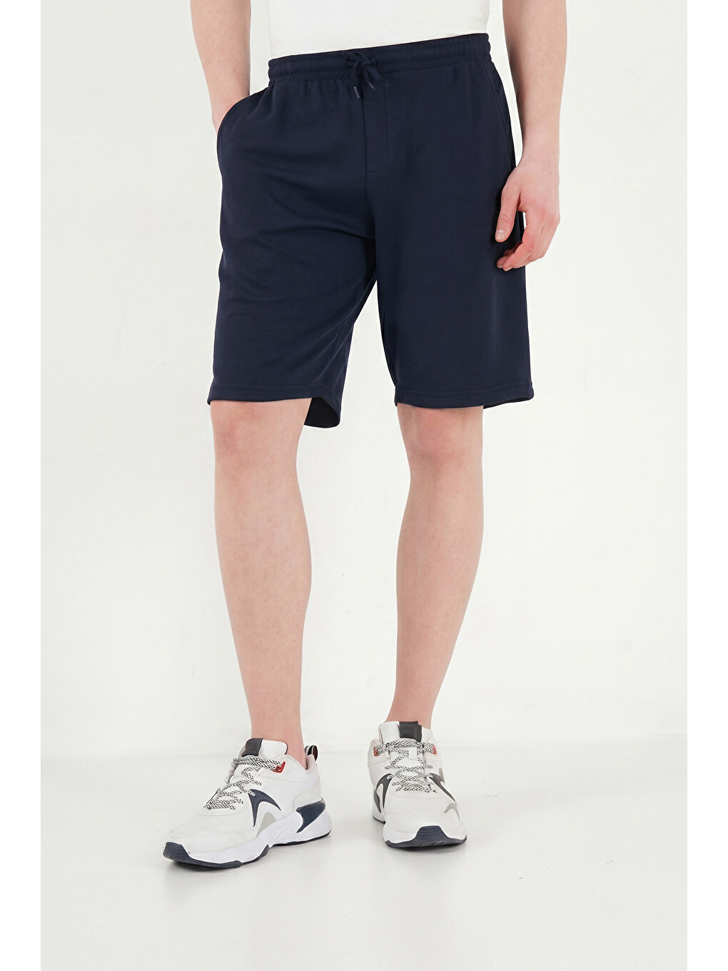 Lacivert Regular Fit Bağlamalı Short 5908096-3