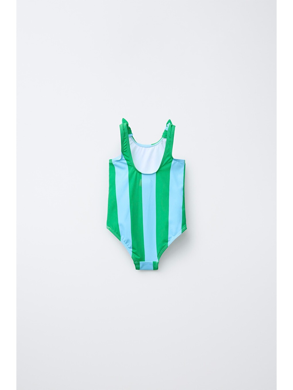 Karışık Limon Baskılı Çizgili Askılı Mayo-3