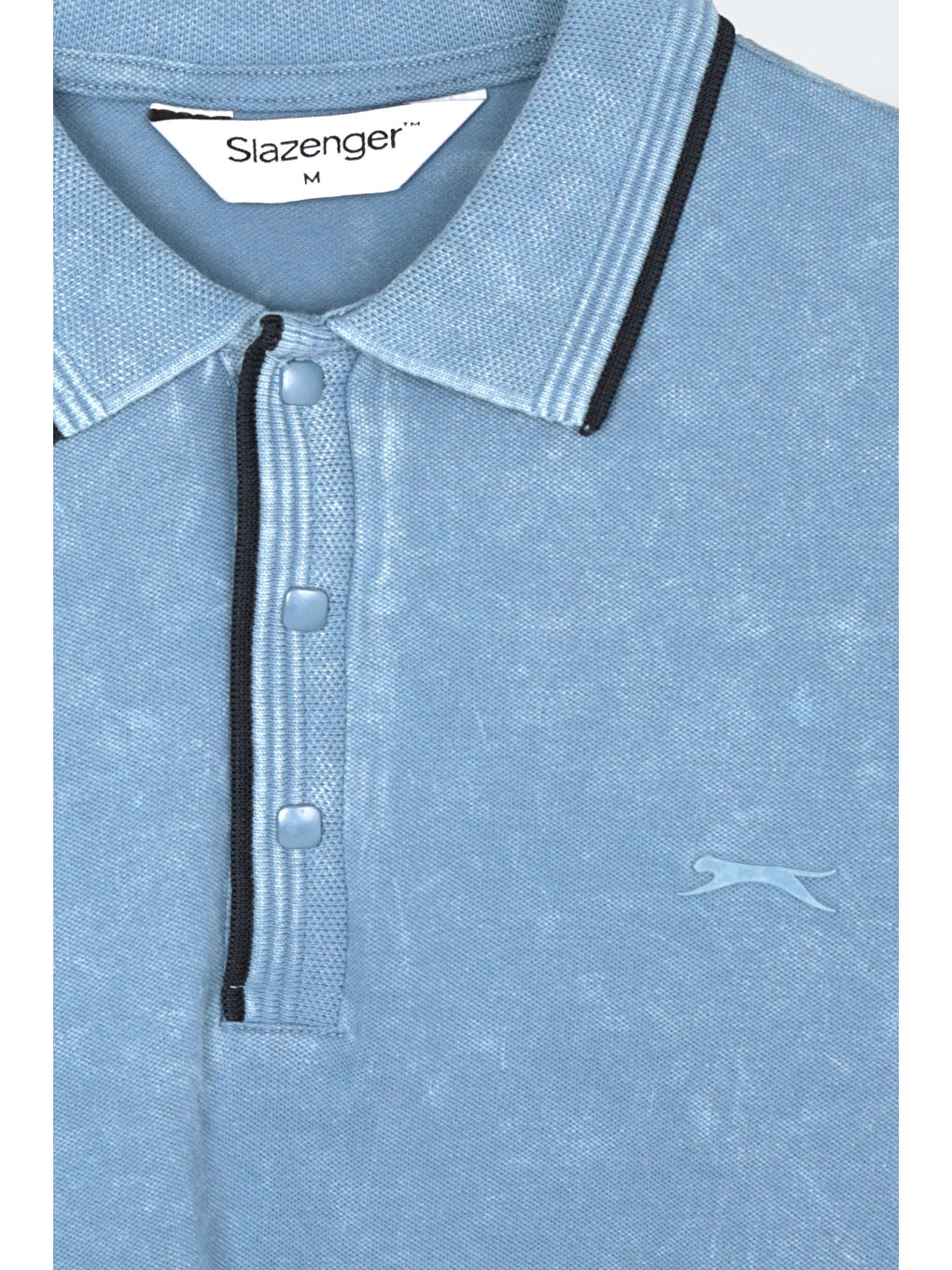 İndigo ZALE Erkek Polo Yaka Indigo Tişört-1