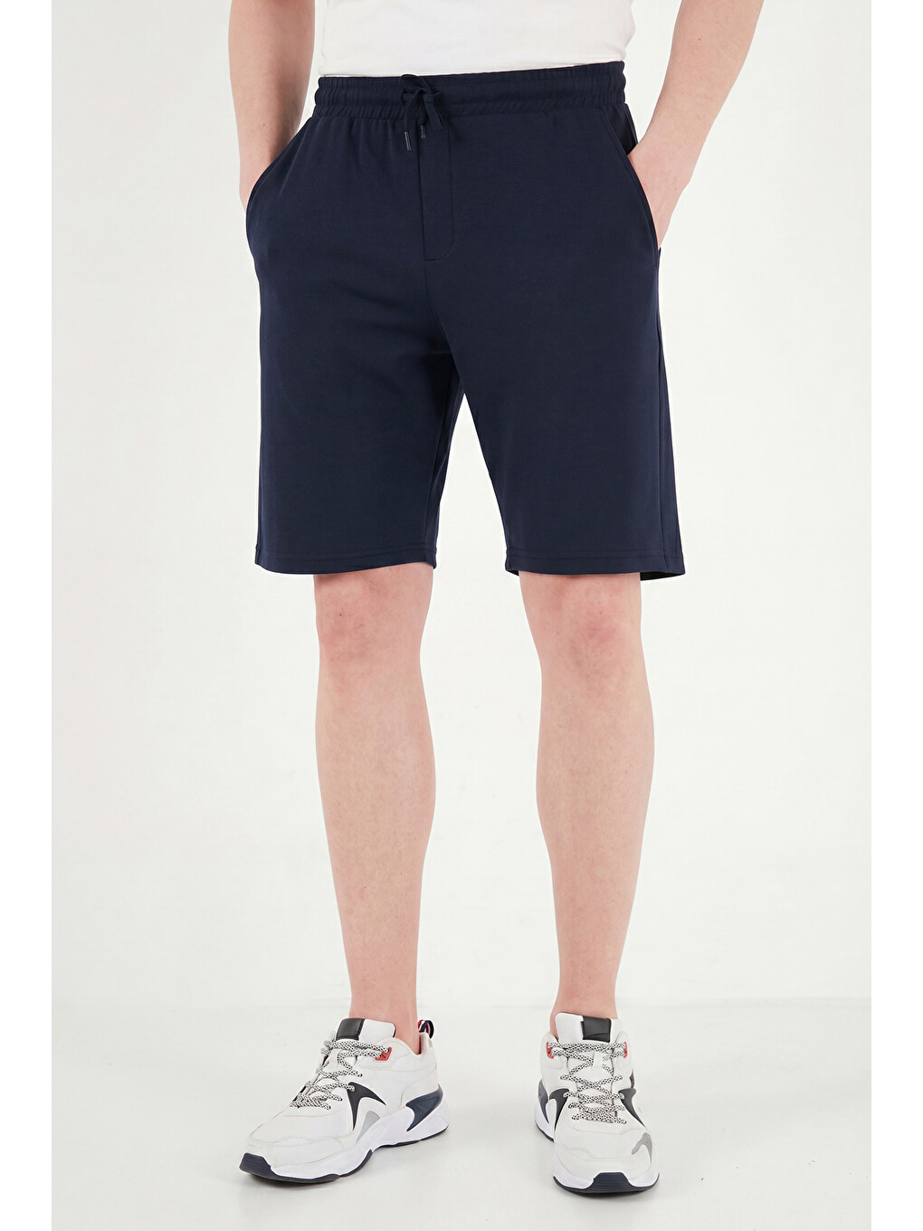 Lacivert Regular Fit Bağlamalı Short 5908096-4