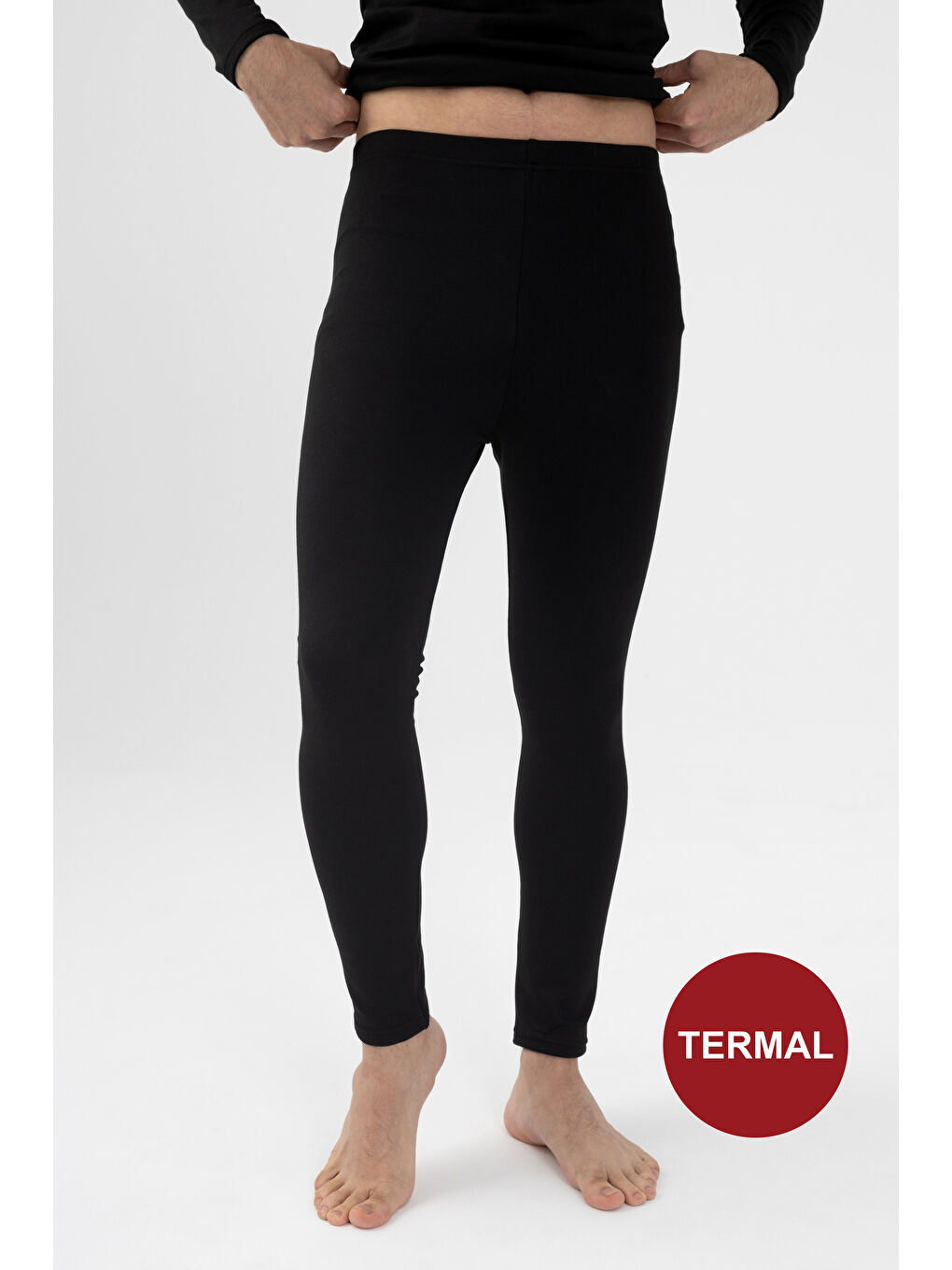 Siyah Erkek Kışlık Termal Tek Alt-3