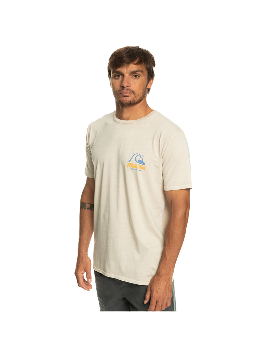 Artsinpalm Erkek Bej Tişört-1