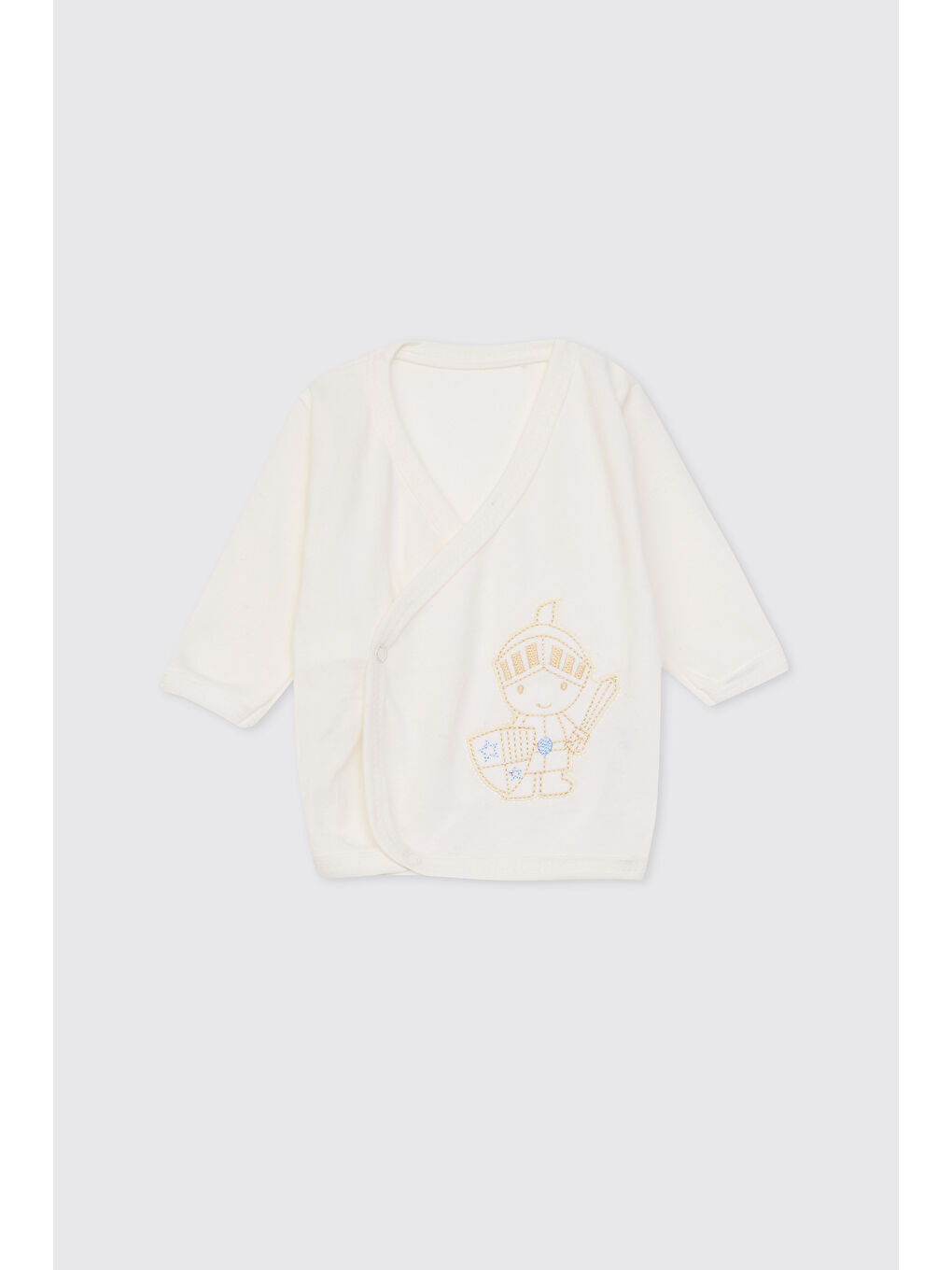 Yenidoğan At Detaylı Ekru 10'lu Hastane Çıkış Seti-11