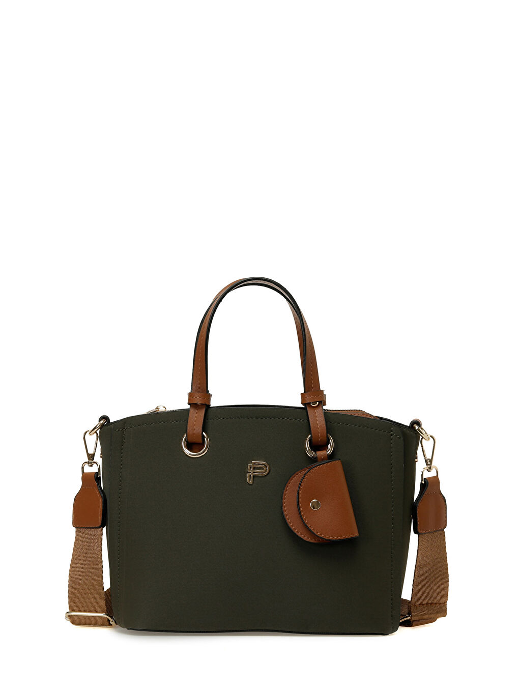 STN BSC EL 5PR Haki Kadın El Çantası