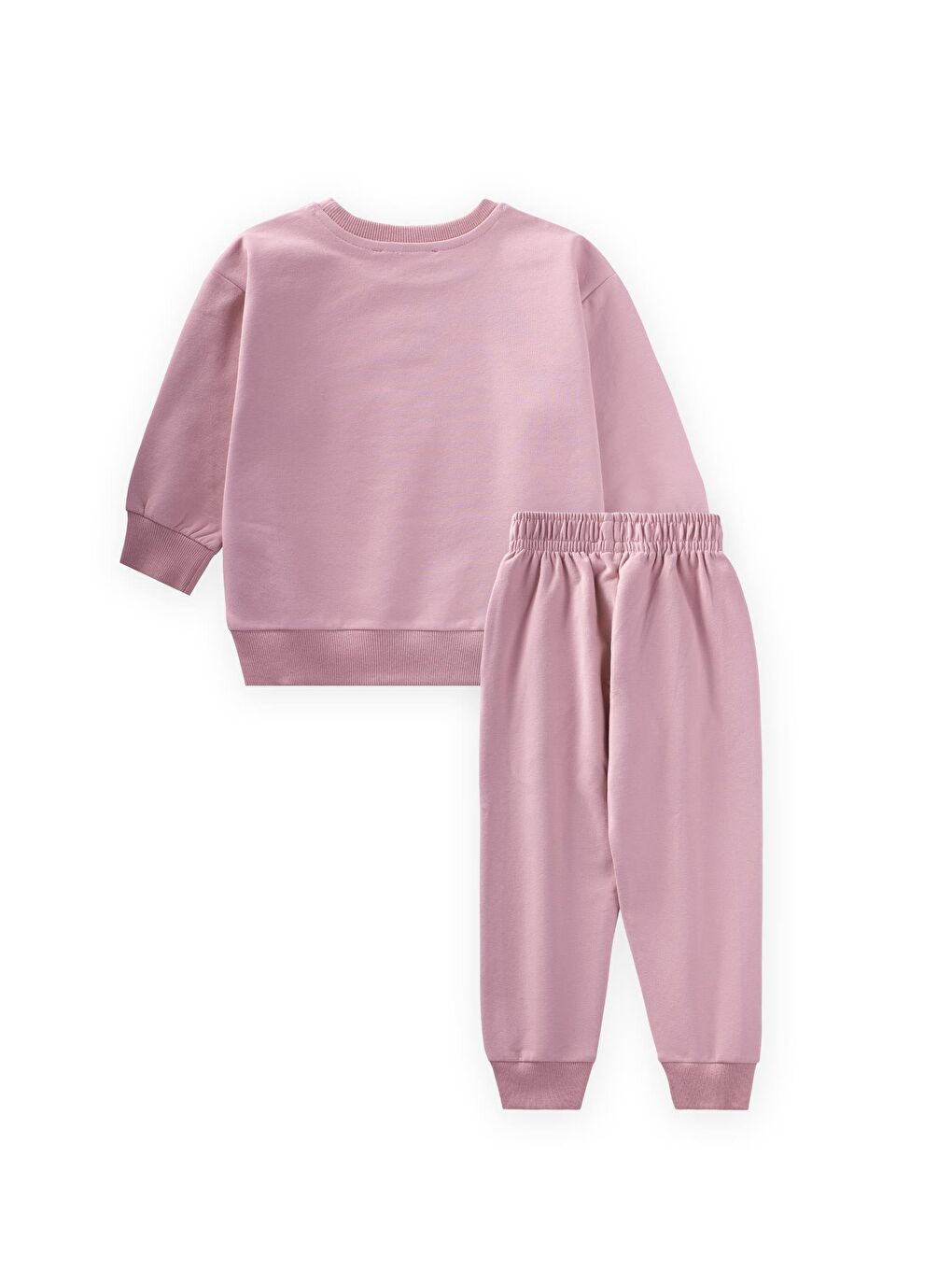 Basic Eşofman Takım 2-7 Yaş Pembe-2
