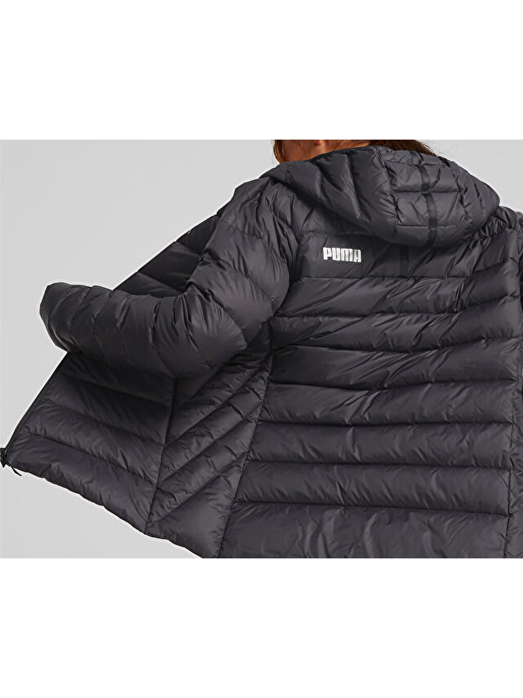 Packlite Hooded Down Jacket Kadın Günlük Mont 84940701 Siyah-3