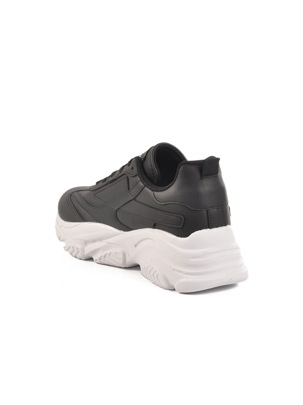 Siyah Beyaz Bağcıklı Kadın Sneaker DRK171 G-3