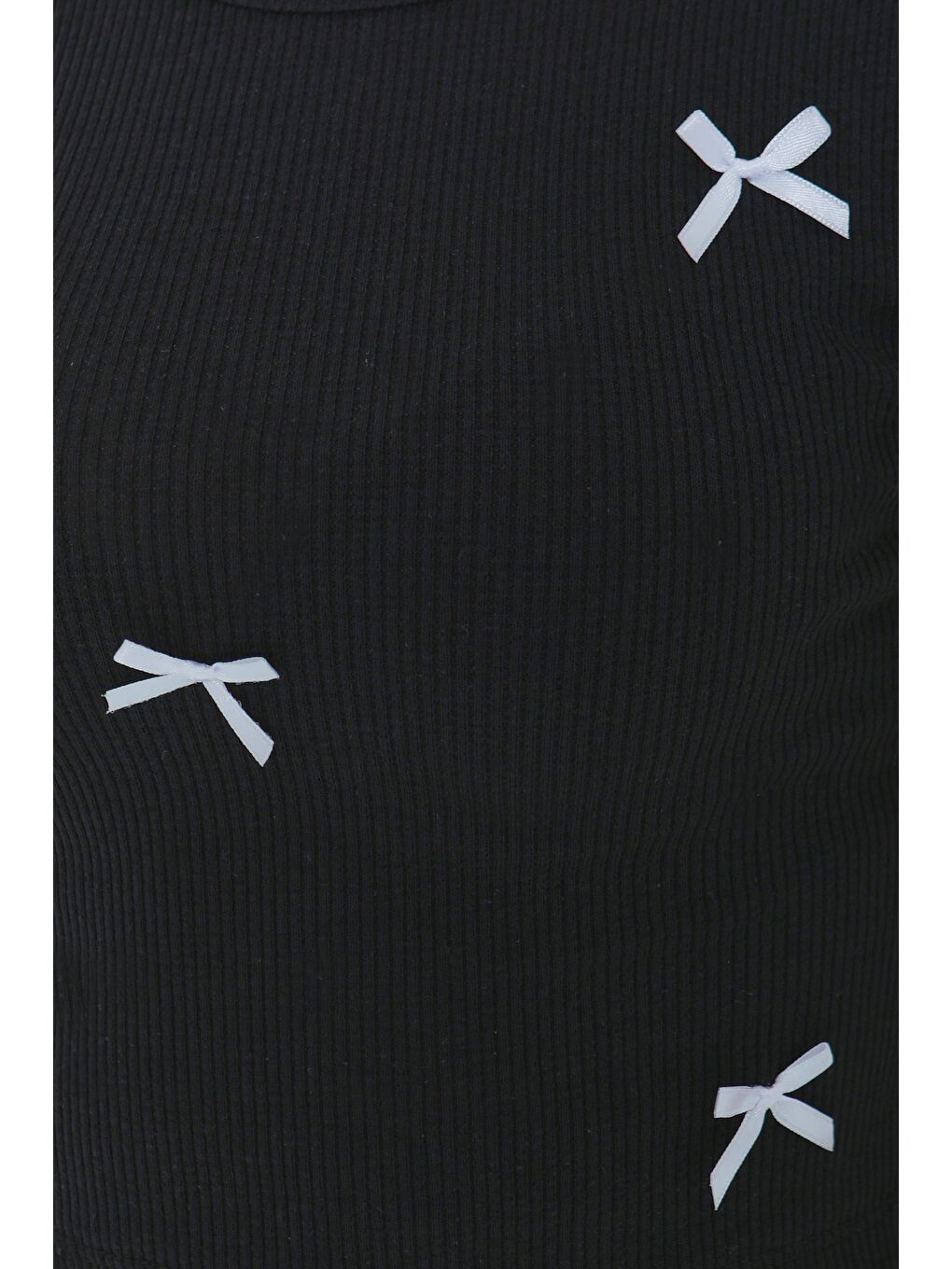 Kurdale Detaylı Bady Siyah - 27142-4