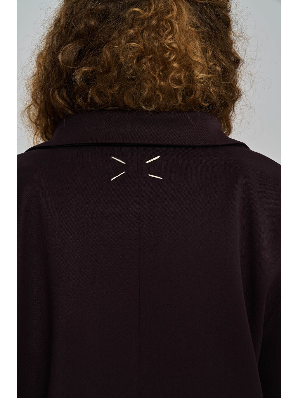 Kahverengi Emma Dikiş Detaylı Acı Kahve Blazer-7