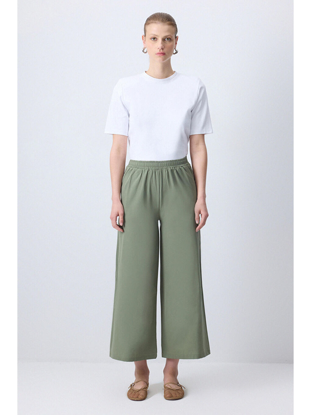 Haki Relax Fıt Pantolon