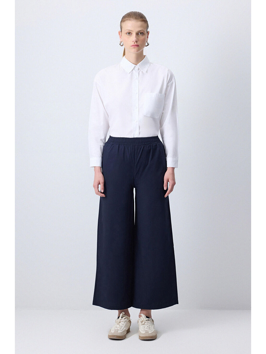 Lacivert Relax Fıt Pantolon