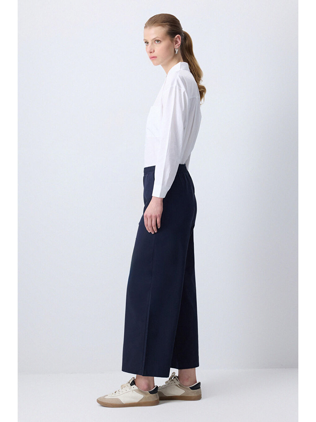 Lacivert Relax Fıt Pantolon-2