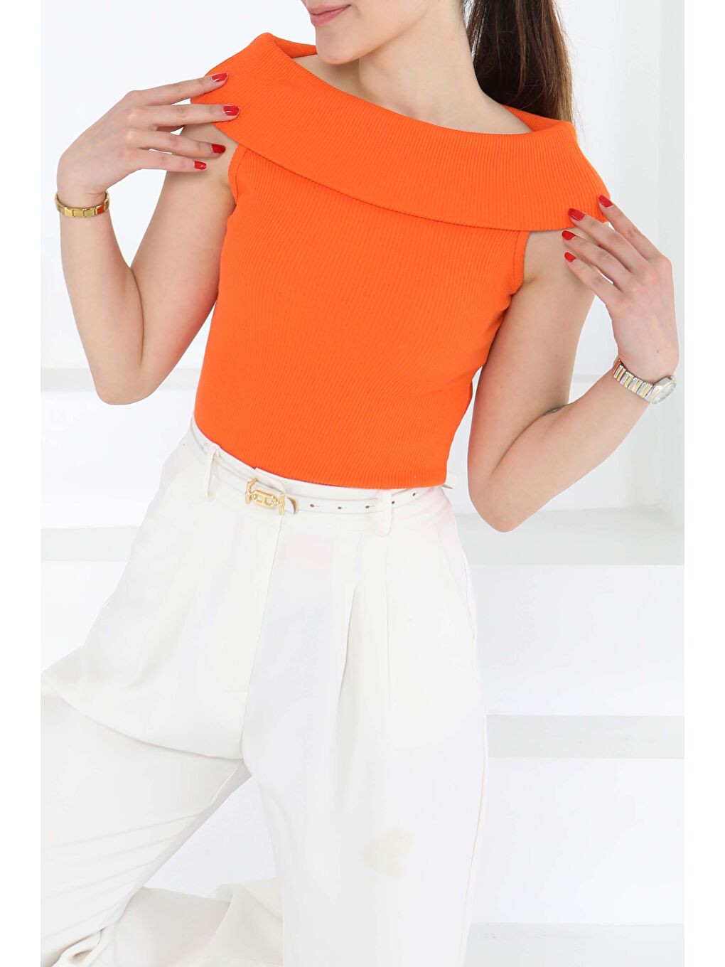 Madonna Yaka Bady Turuncu - 27138-2