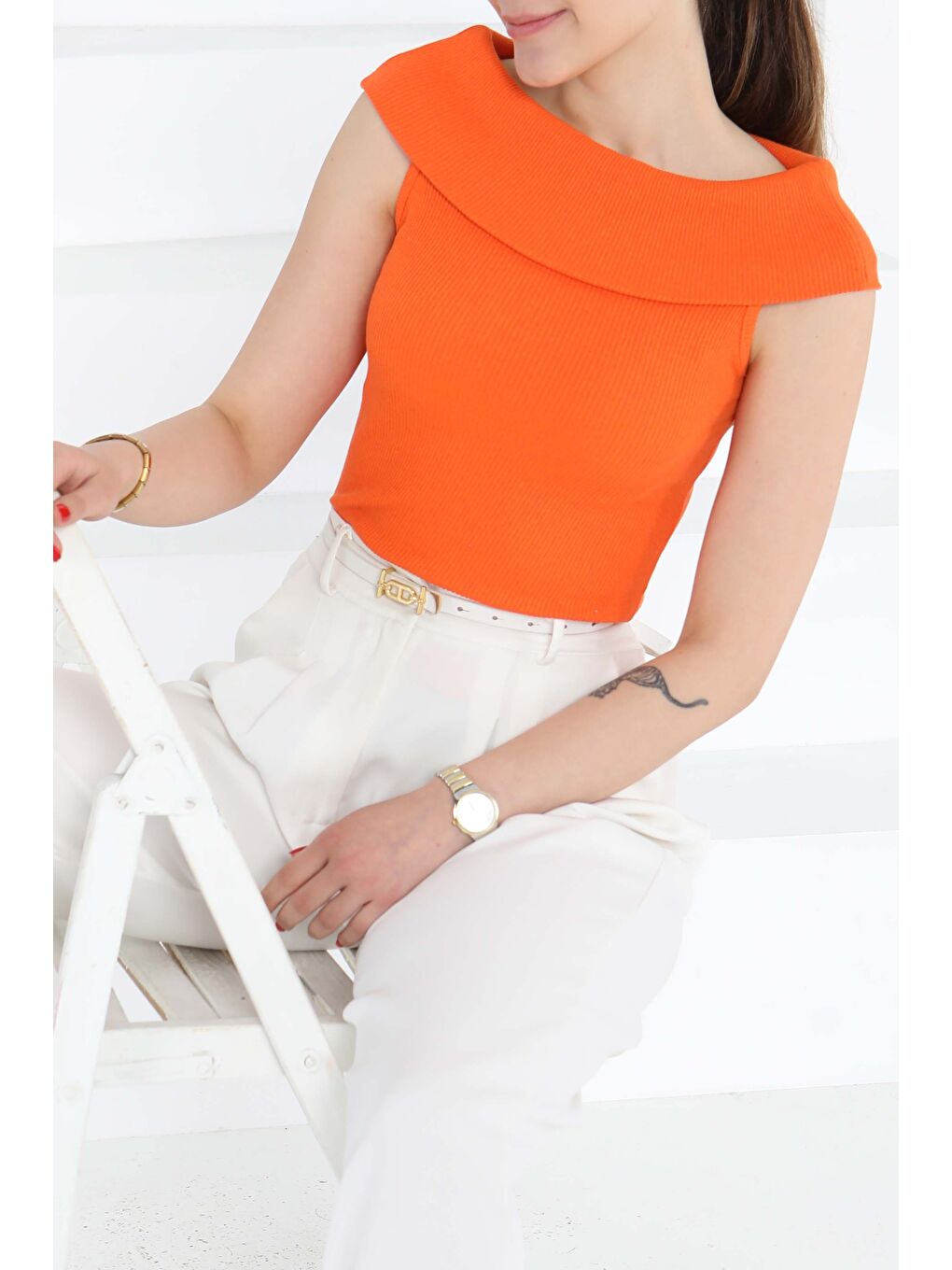 Madonna Yaka Bady Turuncu - 27138-3