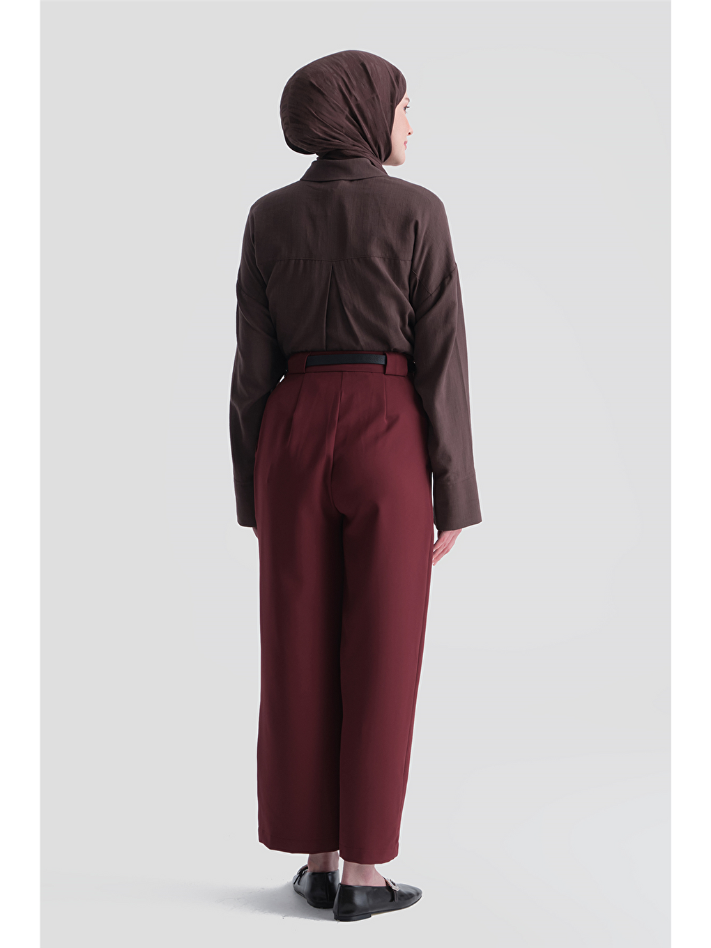 Trend Pantolon 25Kt210 Açık Bordo-3
